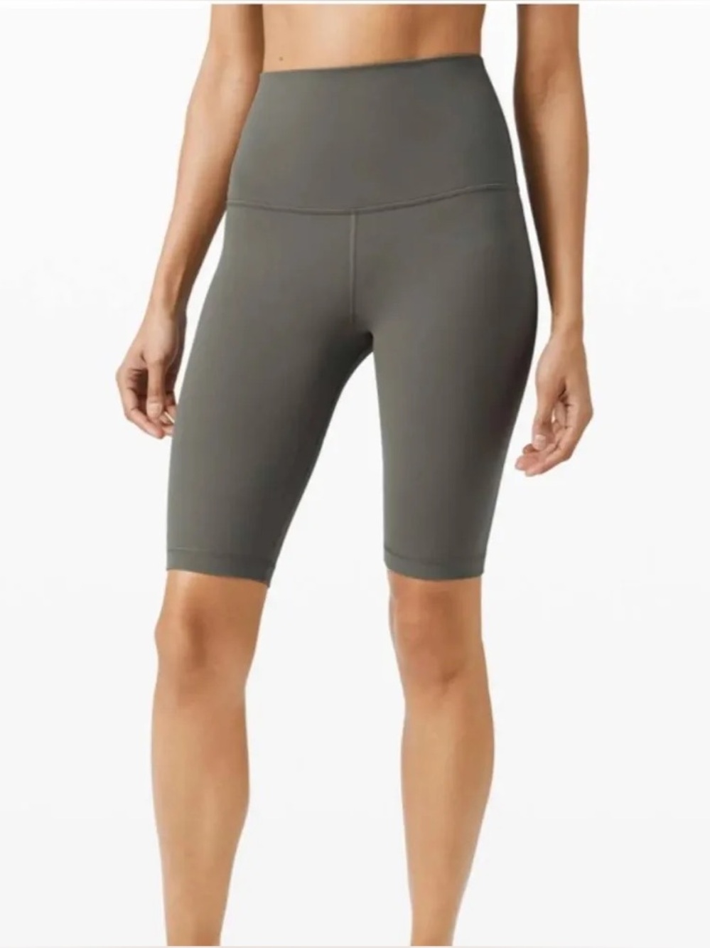 Lululemon Align Super High Rise Short 10" Grey Sage